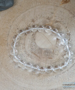 Bracelet cristal de roche 8mm -