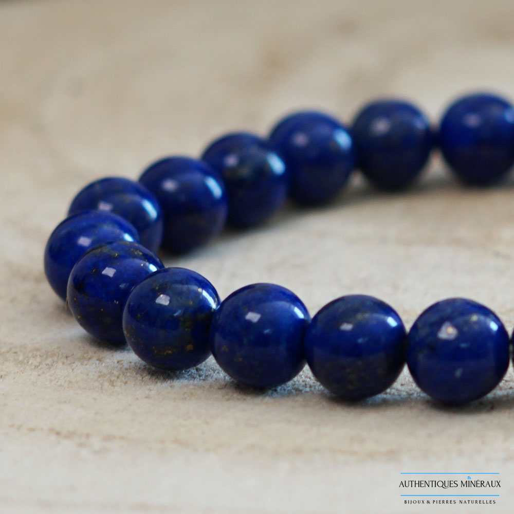 Focused Harmony  Lapis Lazuli Hematite Lava Bracelet  Style of Zen