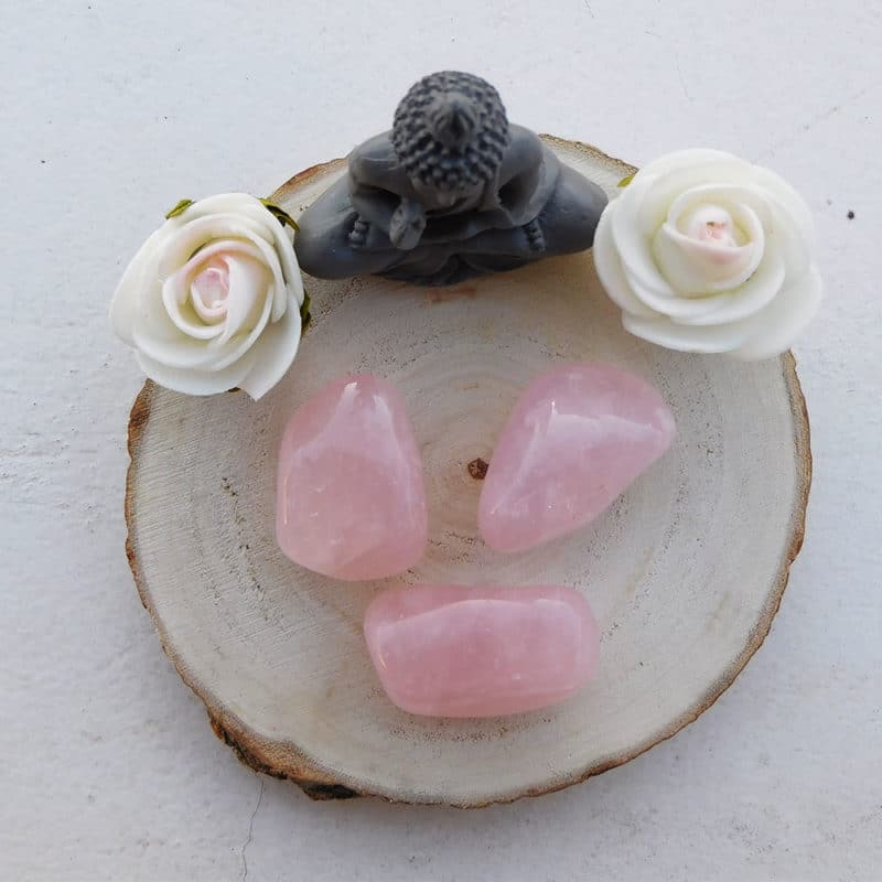 Pierre Roulée Quartz Rose