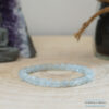 bracelet aigue marine 6mm