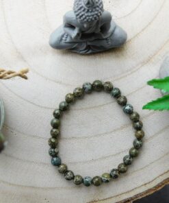 Bracelet Jaspe Crocodile 6mm
