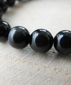 Bracelet Obsidienne 8mm