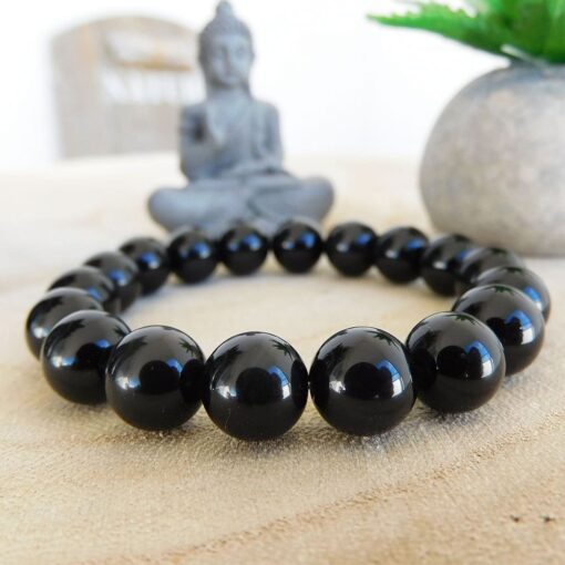 Bracelet Obsidienne 10mm