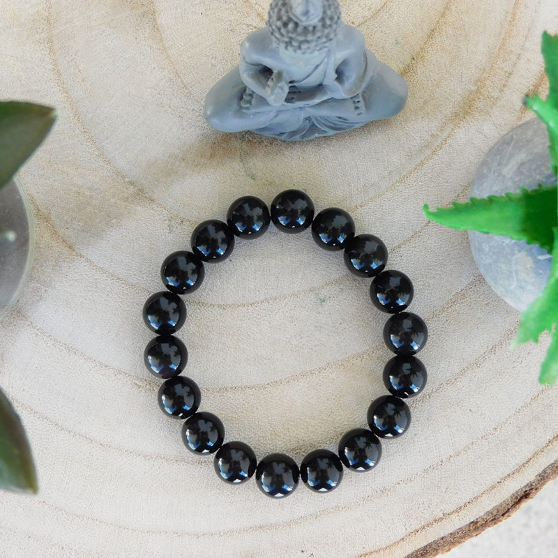 Bracelet Obsidienne 10mm