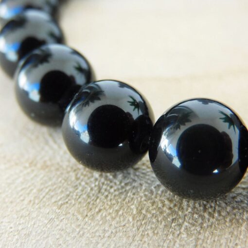 Bracelet Obsidienne 10mm