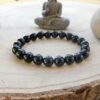 Bracelet Agate Noire 8mm