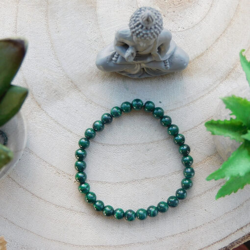 Bracelet Malachite 6mm
