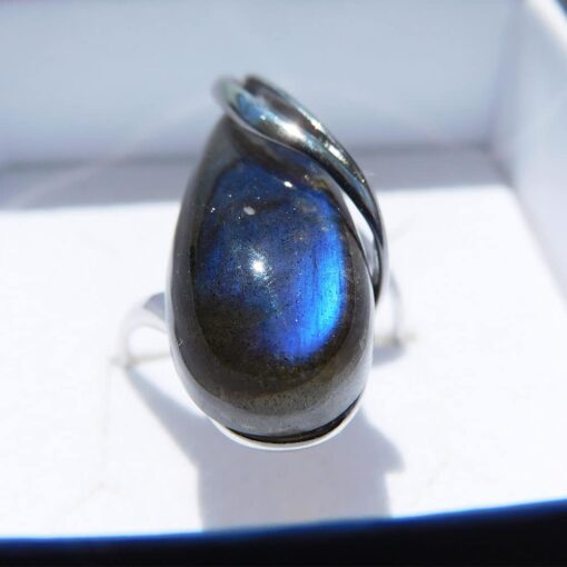 Bague Labradorite Zoe argent 925 woo,