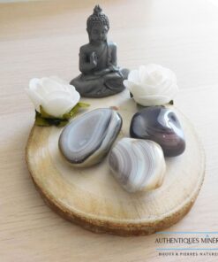 Pierre roulée Agate du Botswana