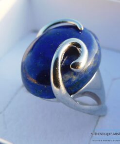 Bague Lapis Lazuli argent 925 Maya