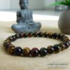Bracelet triple oeil 6mm face