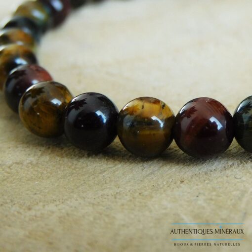 Bracelet triple oeil 6mm
