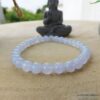 Bracelet Calcédoine bleue