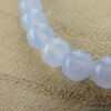 Bracelet Calcédoine bleue