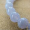 Bracelet Calcédoine bleue