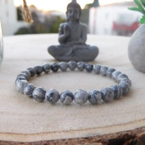 Bracelet Jaspe argent