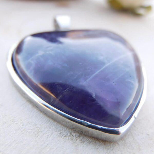 Pendentif Cœur Améthyste