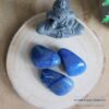 Pierre roulée aventurine bleue