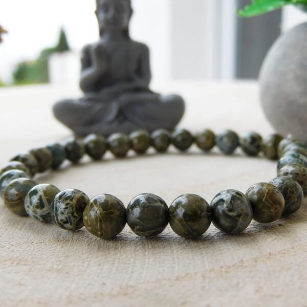 Bracelet Jaspe crocodile