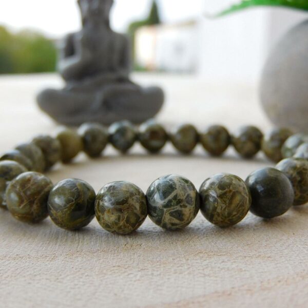 Bracelet Jaspe crocodile