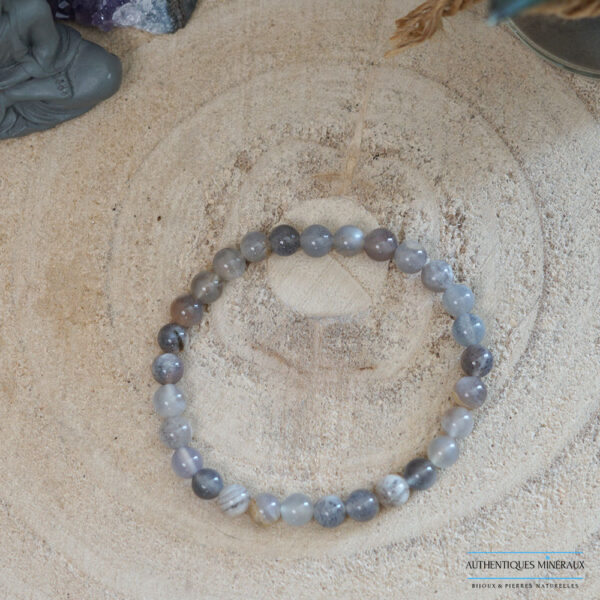 Bracelet Pierre de soleil noire