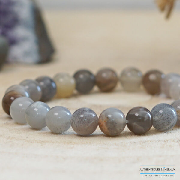 Bracelet Pierre de soleil noire