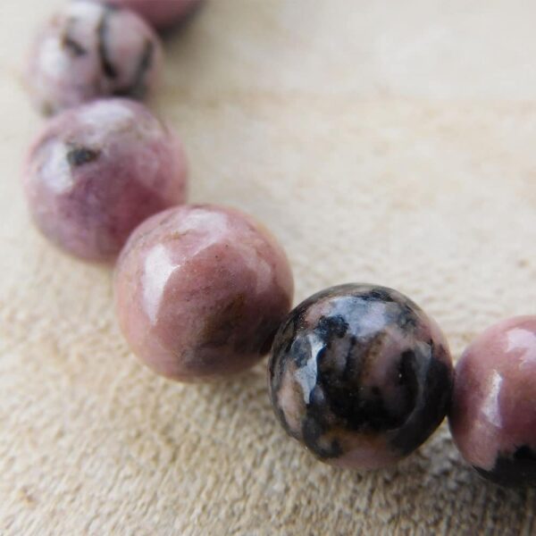 Bracelet Rhodonite foncée