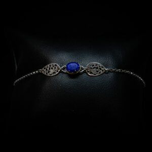 Bracelet argent lapis lazuli