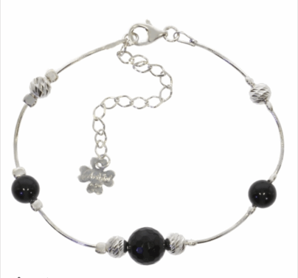 Bracelet argent Onyx